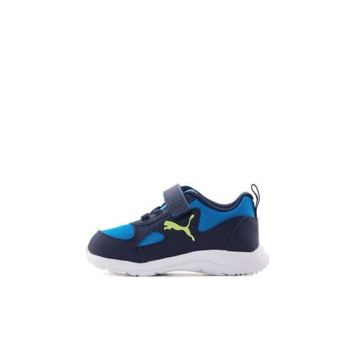 PUMA Fun Racer ac Inf Амортизация Износостойкий Низкий Топ Обувь для малышей Синий Черный Для младенцев и малышей