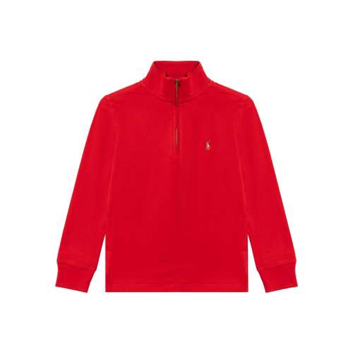 Платье-ханьфу в стиле худи красного цвета для детей от Polo Ralph Lauren
