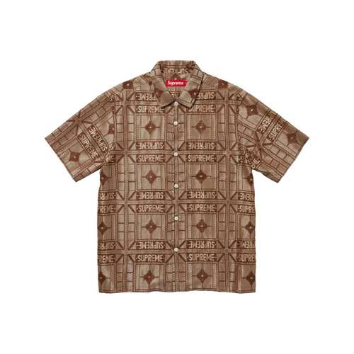 Supreme SS24 WEEK14 Лоток Жаккардовый трикотаж H H Рубашка Унисекс