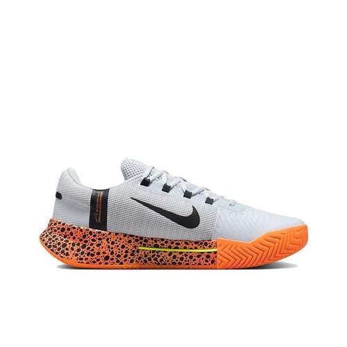 Nike GP Challenge 1 Устойчивые к истиранию Низкие теннисные кроссовки Мужские Серый Синий Оранжевый