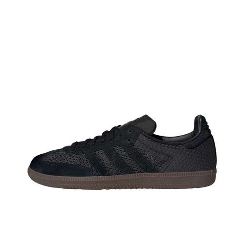 Adidas Originals Samba Текстиль Кожа Низкие Кроссовки для Тренировок Женские Черный Умбра