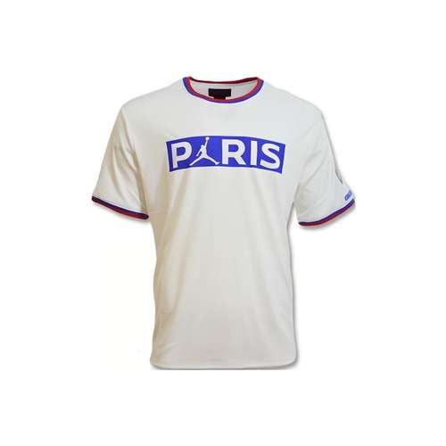 Jordan X PSG X Jordan T Футболка Унисекс Белая