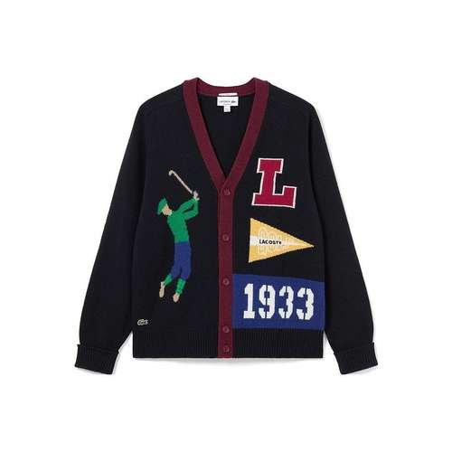 Свитер LACOSTE унисекс темно-синий