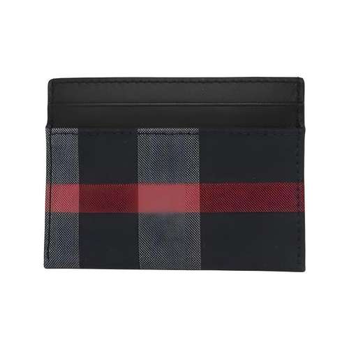 Burberry Хлопковый Смесовой Лен Картхолдер Мужской Черный