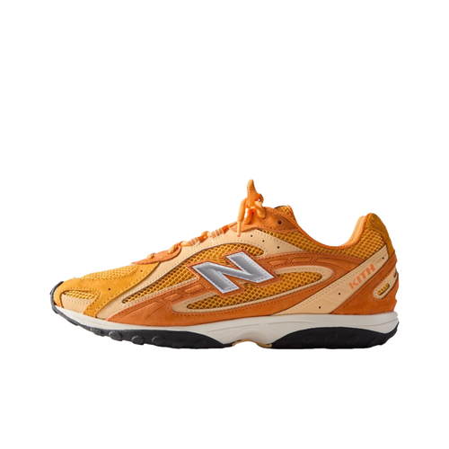 Kith x New Balance 204L Устойчивая к истиранию низкая повседневная обувь унисекс оранжево-желтая