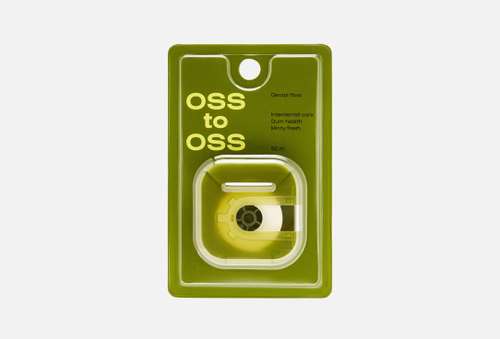 Зубная нить | oss to oss | Minty fresh, 50м