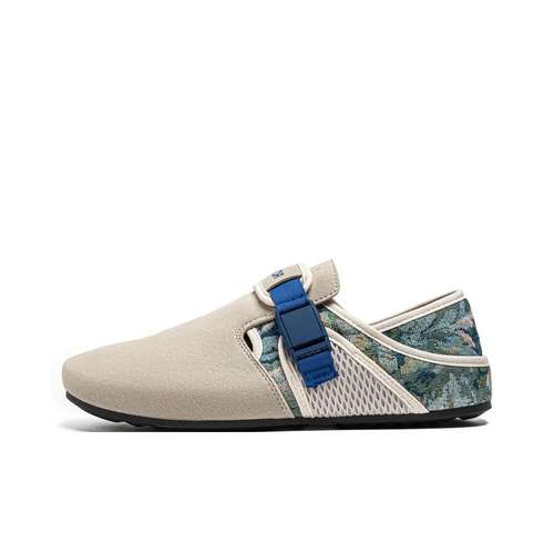 Warrior Birkenstock Стиль Обувь Бежевый Синий Мужской
