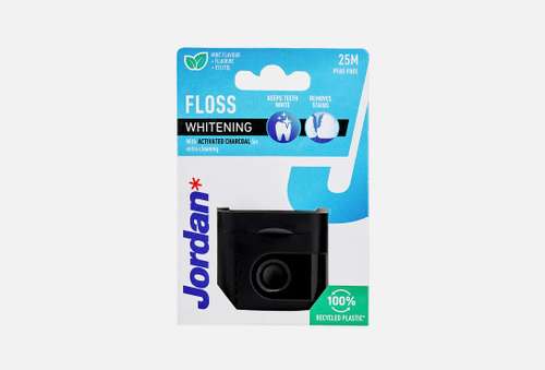 Отбеливающая зубная нить | Jordan | Whitening Floss