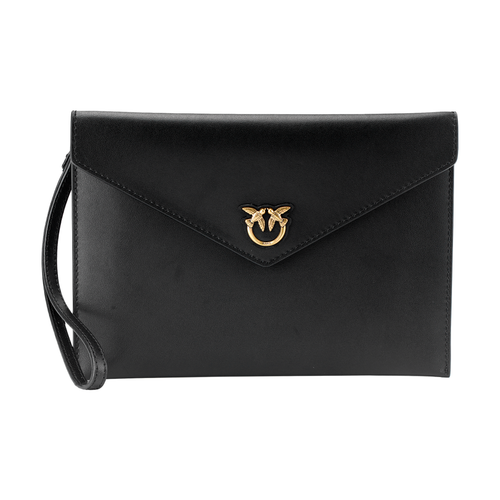 PINKO Коровья кожа Обхват запястья Сумка Клатч Женский Черный