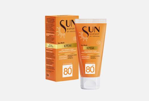 Крем для защиты лица, зоны декольте и татуажа SPF 80 | KRASSA  | Sun Block