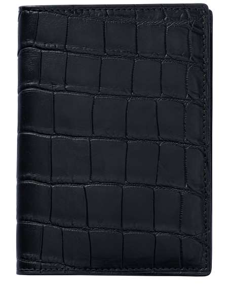 Обложка на паспорт из кожи крокодила, FARGONI, PC01-01-01