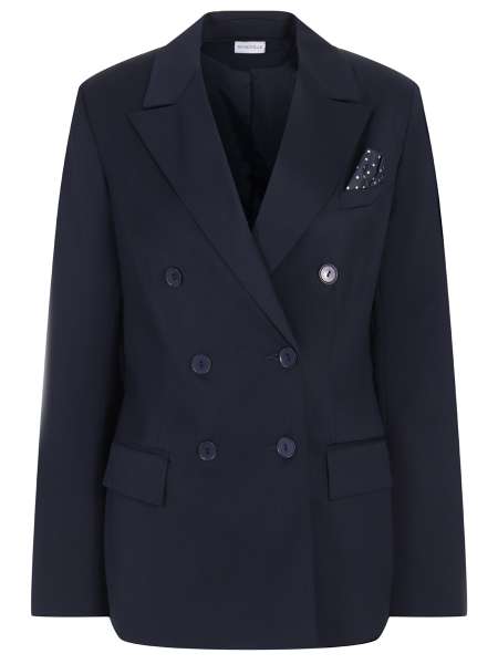 Пиджак шерстяной, ROSEVILLE, SS244249M/NAVY Темно-