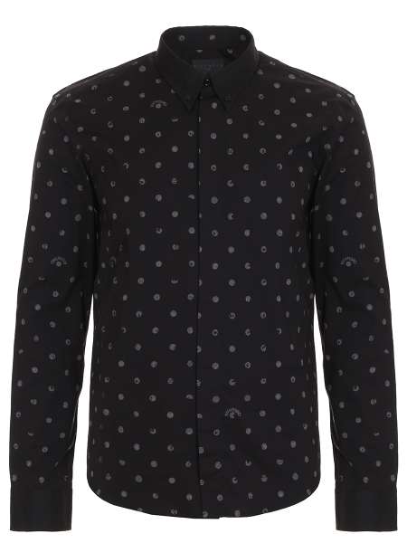 Рубашка Slim Fit хлопковая, JOHN RICHMOND, 3415/5581/1001