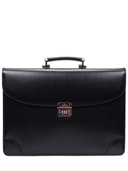 Портфель кожаный, ARTIOLI, GIOVE BLACK SOFT CALF