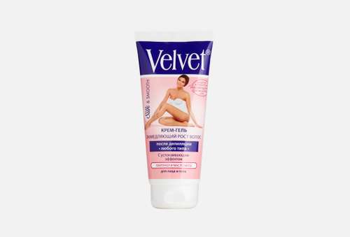 Крем-гель замедляющий рост волос | VELVET | с успокаивающим эффектом Velvet