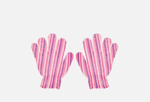 Перчатка массажная 2 шт | VIVAL | Vival body gloves purple