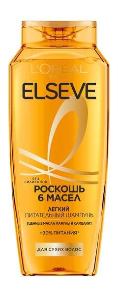 L'Oreal Elseve Роскошь 6 масел Легкий питательный шампунь