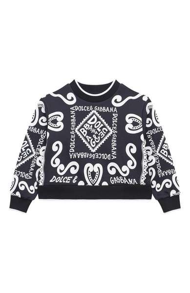 Детское: Хлопковый свитшот Dolce & Gabbana