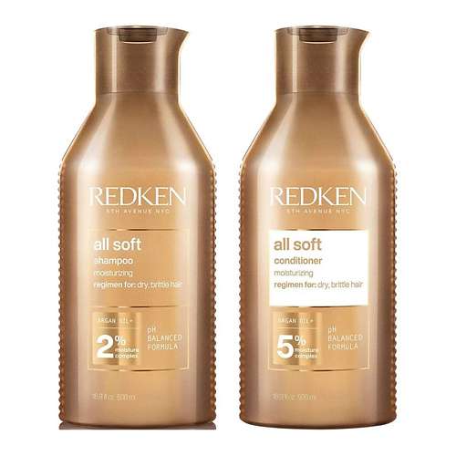 REDKEN Набор All Soft Bundle XL: Шампунь + Кондиционер