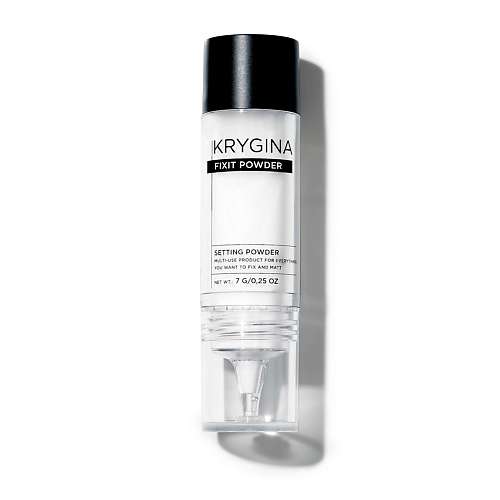 KRYGINA COSMETICS Пудра для лица фиксирующая рассыпчатая прозрачная Fixit Powder