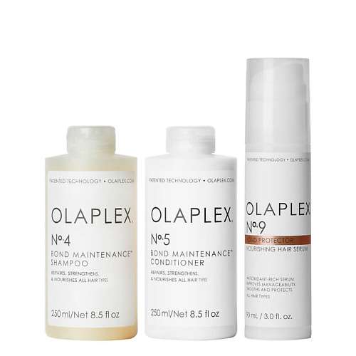 OLAPLEX Набор для ухода за волосами Nourished Hair Essentials №4, №5 и №9