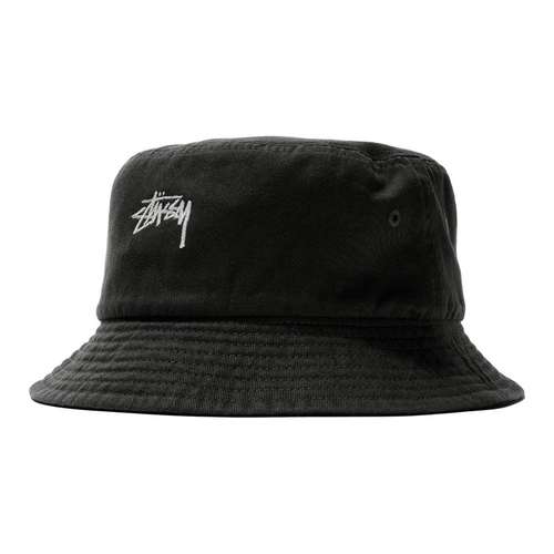 Шляпы-ведро Stussy из хлопка унисекс черные