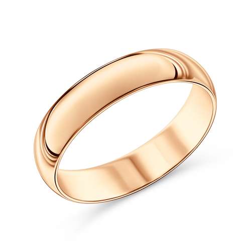 Золотое обручальное кольцо