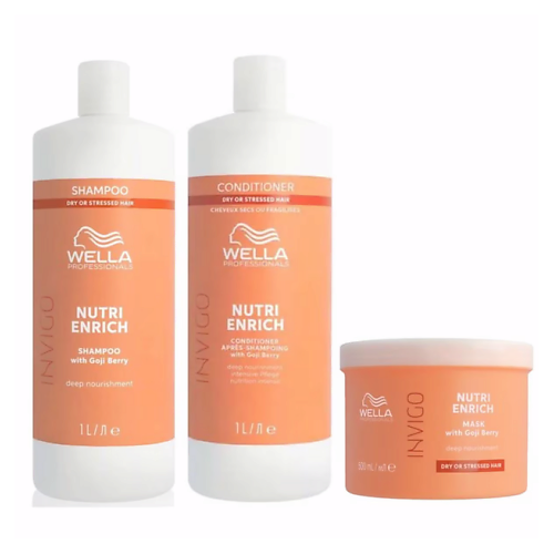 WELLA Набор средств для волос INVIGO Nutri-Enrich: шампунь + кондиционер + маска