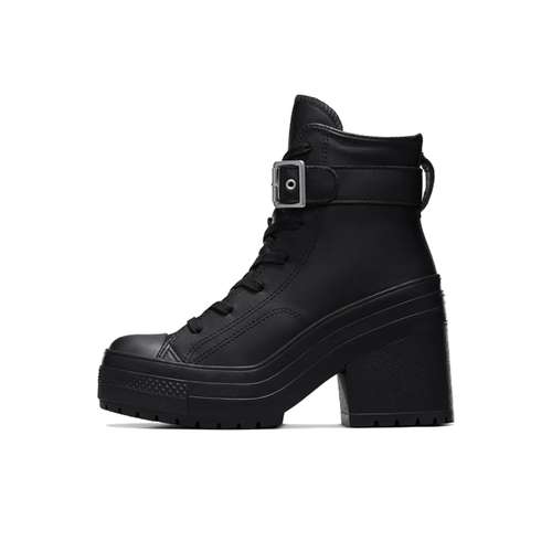 Converse Chuck 70 Грубый каблук Высокие каблуки Женские Черные