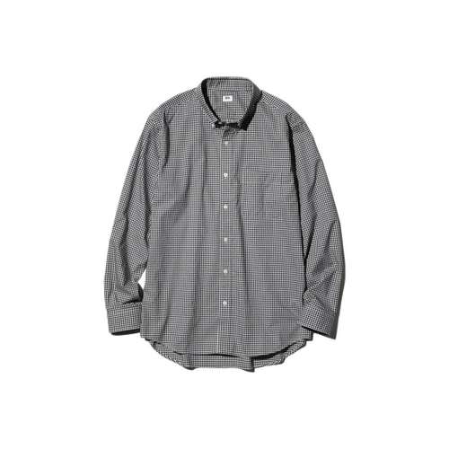 UNIQLO Черные Унисекс Рубашки