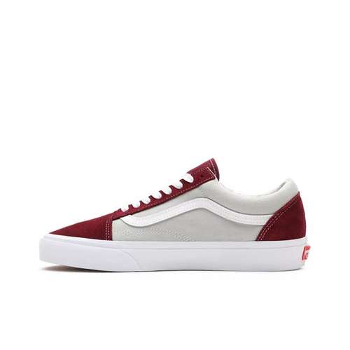 Vans Old Skool CLASSIC SPORT Низкие Кроссовки для скейтбординга Унисекс Белый Красный