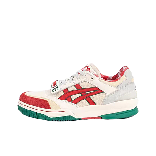 Asics Гель Spotlyte Low V2 Low Топ Винтажные Баскетбольные Кроссовки Унисекс Бежево-Красные