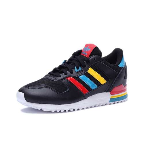 Adidas Originals ZX 700 Амортизация Износостойкие Низкие Кроссовки для Бега Женские Черные