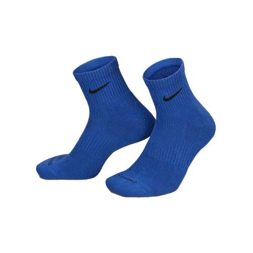 Nike 3 Pack Синий + Далекий Лазурный Синий + Белый Унисекс Низкие Носки