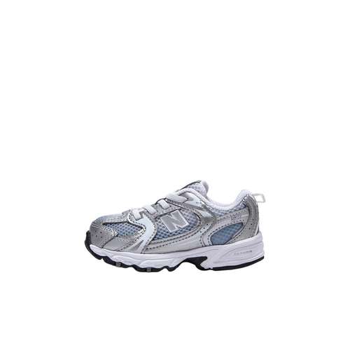 New Balance NB 530 Устойчивая к истиранию Низкая Обувь для малышей Серебряная для младенцев и малышей