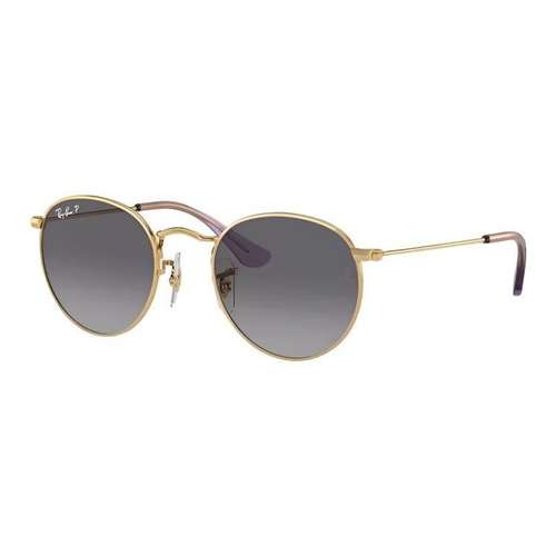RayBan Металлические Круглые Солнцезащитные Очки Детские Золотые