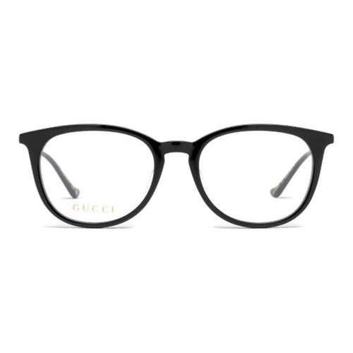 GUCCI Оправы для очков с фигурным дизайном Мужские Золото