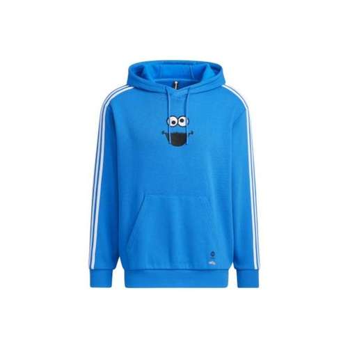 Adidas Neo Sesame Street Коллекция с совместным брендингом U SS HDY Bird Платье-ханьфу в стиле худи Унисекс Синий