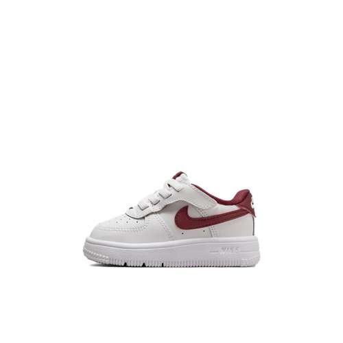 Nike Air Force 1 EasyOn Амортизация Низкие Малыши Обувь Белый Красный Для малышей и детей дошкольного возраста