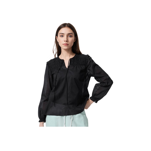 UNIQLO SS26 Черные Женские Рубашки