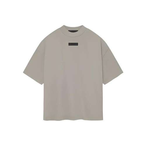 Fear of God Essentials SS24 T-Shirt Мужская Тюлень Серый С принтом