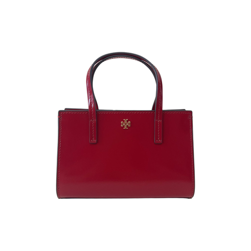 Tory Burch Tory Burch Blake Лакированная кожа Сумка Мини Женская Настоящий красный