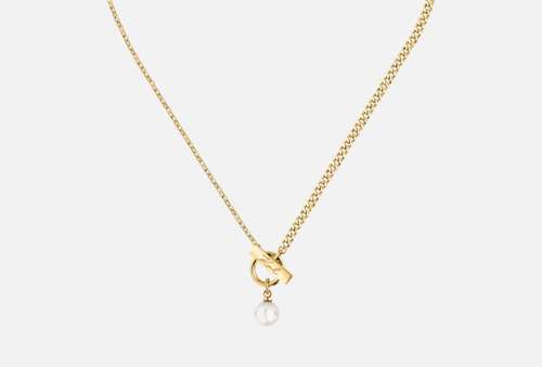 Колье | Karl Lagerfeld | white shell pearl