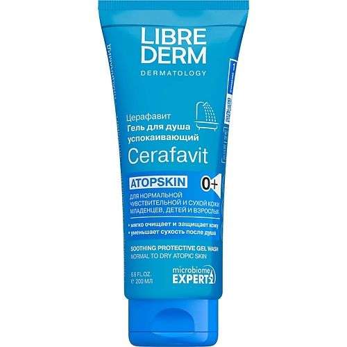 LIBREDERM Гель для душа успокаивающий с защитными свойствами для чувствительной кожи Cerafavit