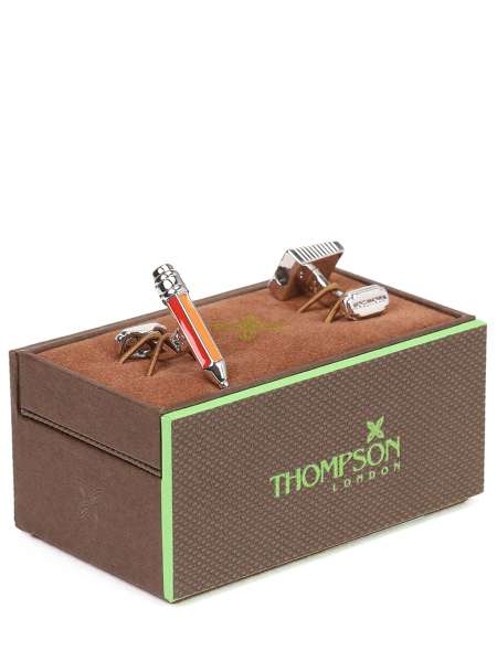Запонки с декором, THOMPSON, CF04444