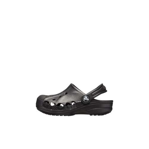Crocs Baya Clog Противоскользящая Устойчивая к истиранию Низкий Верх Обувь для малышей Черный