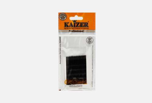 Невидимки для волос | KAIZER | black 60 mm