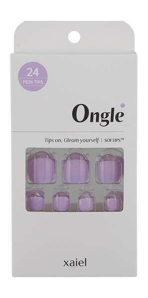 Ongle Pedi Tips Set Lavender Young