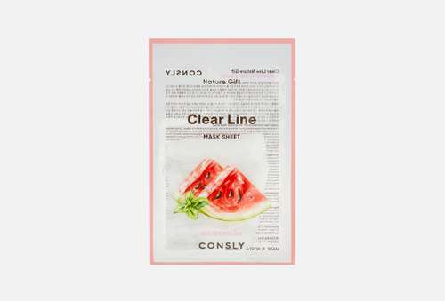 Тканевая маска для лица | CONSLY | Watermelon