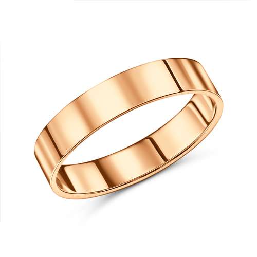 Золотое обручальное кольцо